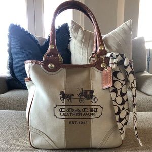 Coach horse carriage handbag